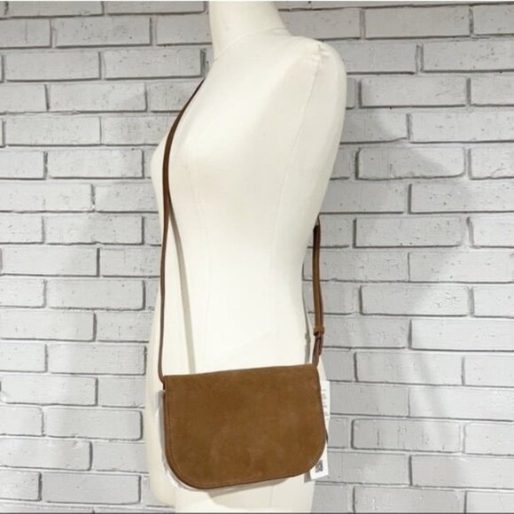 Zara Women’s Split Leather Crossbody Bag - Picture 6 of 9